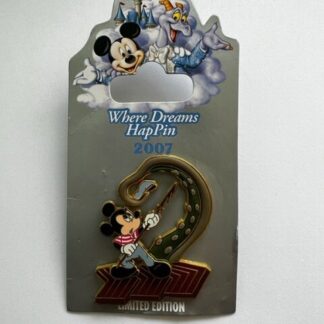 WDW Where Dreams HapPin Pin Celebration 2007 Ned Mouse Disney Pin (B)