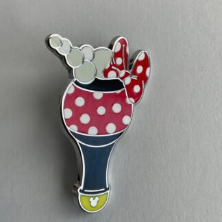 Wave B 2025 Hidden Mickey WDW Walt Disney World Minnie Mouse Bubble Wand Pin F4