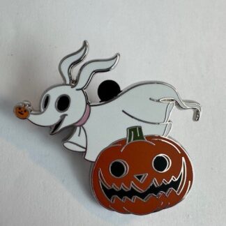 Zero The Nightmare Before Christmas Booster Pumpkin Disney Pin (A8)