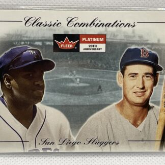 2001 Fleer Platinum Classic Combinations /2000 Tony Gwynn Stan Musial #37CC HOF