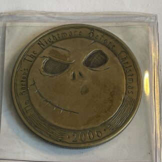 2006 Coin HAUNTED MANSION HOLIDAY 13 faces of Jack Skellington Side Smile Pin A4