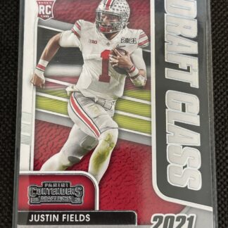 2021 CONTENDERS FOOTBALL CARD RC  DRAFT CLASS JUSTIN FIELDS #2  FREE S&H