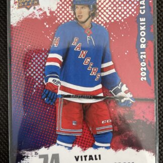 2021 Upper Deck Series 2 "EXCLUSIVE: RED Rookie Class" Vitali Kravtsov #RC-4