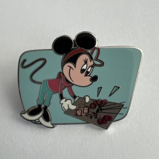 2022 Disney Pin Epcot Food & Wine Mystery Minnie Mouse Serving Pizza & BBQ F3