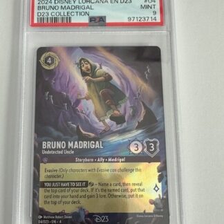 2024 Disney Lorcana EN D23 Bruno Madrigal Undetected #04 PSA 9