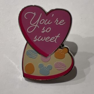 2025 DLP DLRP Paris Disneyland Valentine Booster You're So Sweet Heart Pin F7