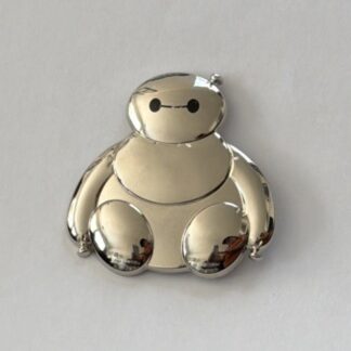 2025 Disney Parks Big Hero 6 Baymax Silver Mirror Balloon Pin G6