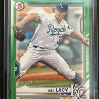 ASA LACY 2021 Bowman Prospects Green Paper 07/99 Kansas City Royals #BP-83