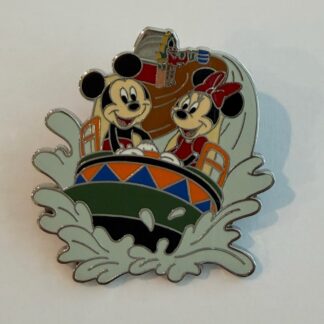 Animal Kingdom Minnie & Mickey Kali River Rapids Bumper Car 2024 Disney Pin H6