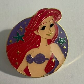 Ariel Circular Portrait Loungefly Little Mermaid BoxLunch Disney Pin 169650 (E9)