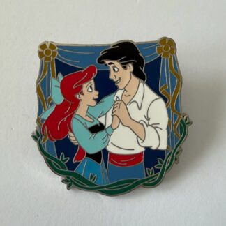 Ariel and Eric Dancing Little Mermaid Blue Dress Hand in Hand 2023 Disney Pin H5