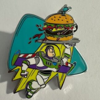 Buzz Lightyear Cheeseburger Toy Story Starter Disney Pin (E9)