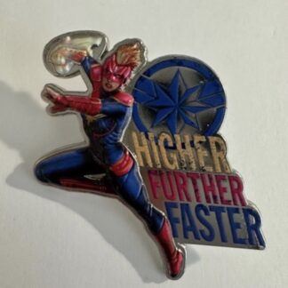 Captain Marvel Higher Further Faster Avengers Disney Pin (D3)