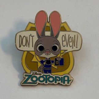 Cast Exclusive Zootopia Judy Hopps Don’t Even Disney Pin (B4)