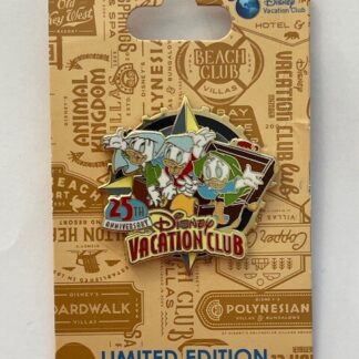 Cast Member Vacation Club 25th Anniversary Huey Dewey Louie LE Disney Pin  (B)