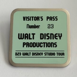 D23 Walt Disney Studio Tour - WWII Visitor Pass 2015 Disney Pin C4