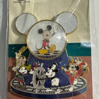 DEC Mickey Through The Years Snow Globe LE 250 Disney Pin (B)
