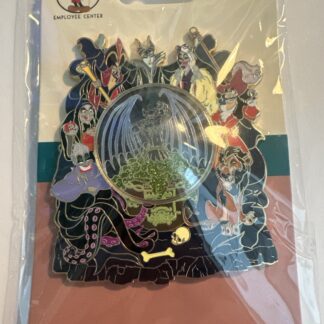 DEC Snow Globe Series Villains Maleficent Ursula Scar LE 250 Disney Pin