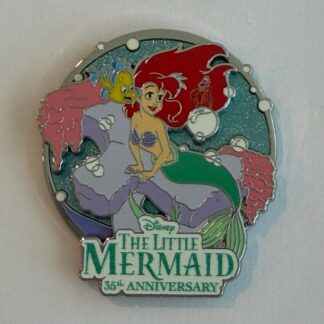 DIS Ariel Sebastian Flounder Little Mermaid 35th Anniversary 2024 Disney Pin H5