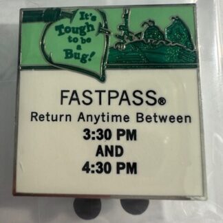 DISNEY WDI FASTPASS FAST PASS IT'S TOUGH TO BE A BUG PIN LE 200 (B7)