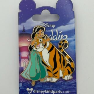 DLP - Jasmine hugging Rajah 2020 Paris Disney Pin B
