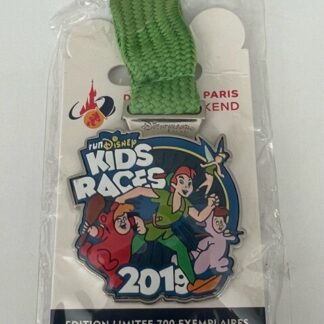 DLP Run Weekend 2019 Kids Run Replica Medal Peter Pan Disney Pin (B)