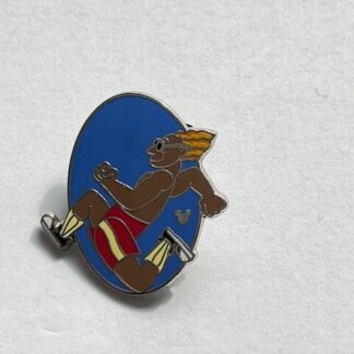 DLR 2013 Mickey’s Toontown Pinwheels Runner Hidden Mickey Disney Pin (C2)