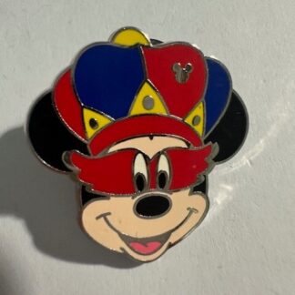 DLR 2015 Hidden Mickey Mardi Gras Mickey Mouse Disney Pin (B2)