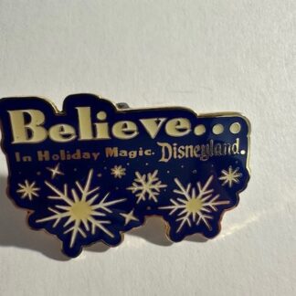 DLR - Believe...In Holiday Magic Snowflakes  2000 Disney Pn F6