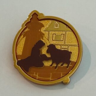 DLR - Belle and a Sheep - Metal Magic - Beauty and the Beast 2023 Disney Pin H9