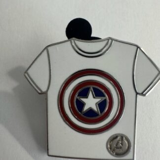 DLR Captain America Superheros T Shirts Hidden Disney 2024 Disney Pin (E1)