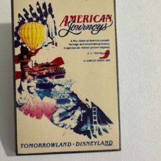 DLR - Framed Attraction Poster (American Journeys) Disney Pin F1