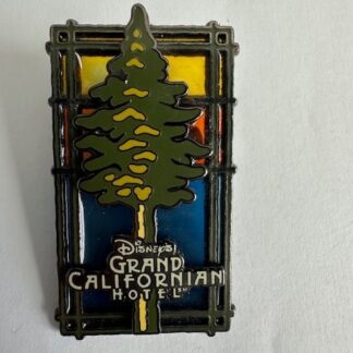 DLR - Grand Californian Hotel Stained Glass Logo 2001 Disney Pin B9