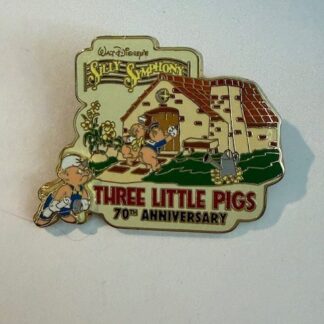 DLR - The Three Little Pigs 70th Anniversary 2003 Disney Pin E4