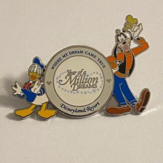 DLR Where My Dream Came True Year Of A Million Dreams Goofy  Disney Pin (A3)