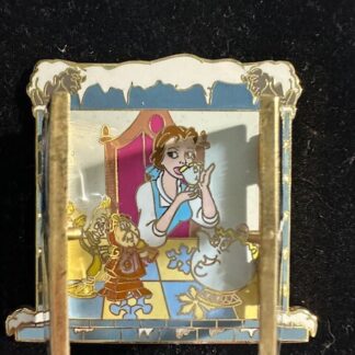 DS Belle Lumiere Cogsworth Mrs Potts Winter Windows Series LE 250 Disney Pin (B)