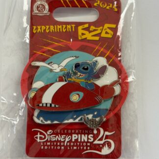 DS - Stitch in Speeder over Ocean - 626 Day - Slider 2025 Disney Pin B