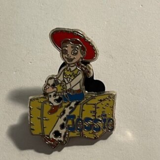 DS Toy Story And Beyond Jessie Sitting In Hay Cow Pants Disney Pin B5