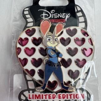 DSSH Judy Hopps Valentines Day 2024 Hearts Stained Glass Zootopia Disney Pin (B)