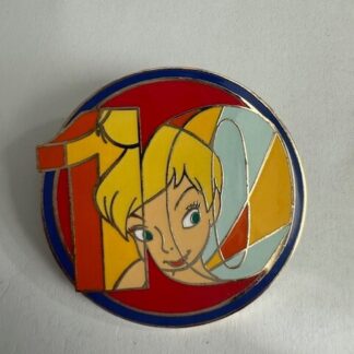 Disney 10 Years of  Pin Trading  Tinker Bell  Cast Chaser Pin (E7)
