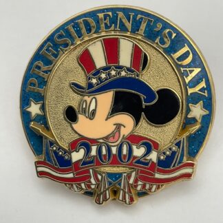 Disney 12 Months of Magic "President's Day" 2002 Patriotic Mickey Flag Pin G2