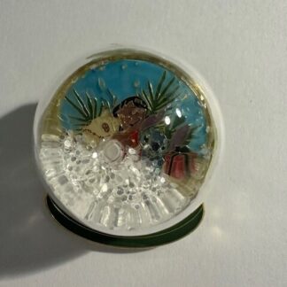 Disney 2023 Loungefly  Lilo & Stitch Sandcastle Snow Globe Christmas Pin (E8)