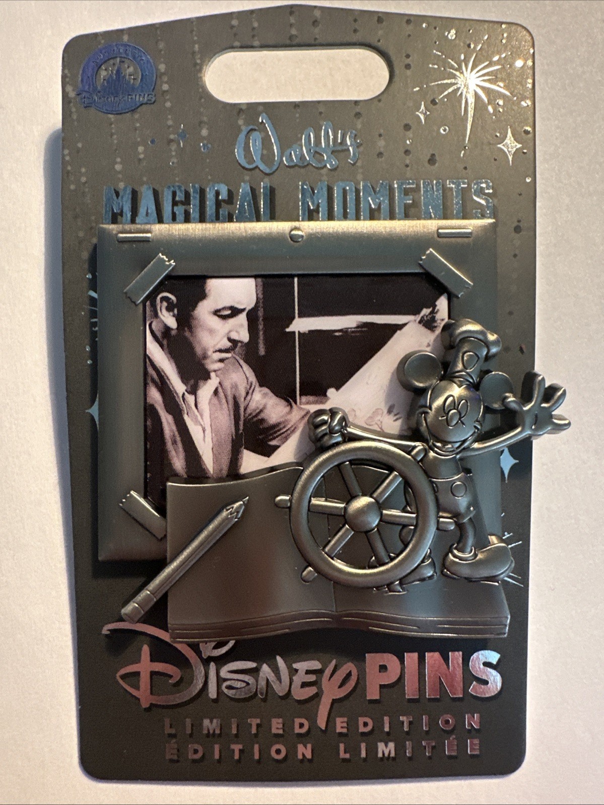 Disney 2026 Walt's Magical Moments Steamboat Willie Mickey Pin 1/12 LE 2500