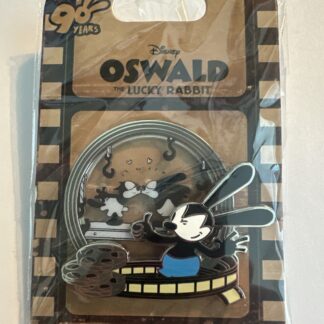 Disney 90th Anniversary Oswald the Lucky Rabbit & Ortensia Kiss 3-D Pin LE 3750