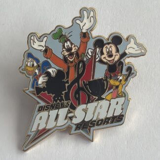 Disney All Star Resorts Fab Donald Goofy Mickey Pluto Disney Pin F0