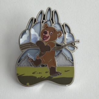 Disney Boxlunch Brother Bear Stained Glass Blind Box Pin Koda Paw Print H2