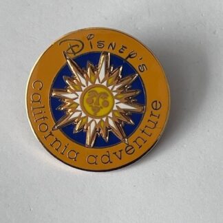 Disney California Adventure LE 2100 Sun Logo Yellow Pin (D2)