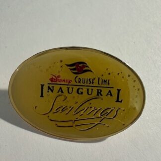Disney Cruise Line Inaugural Sailings Oval Pin (E0)