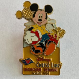 Disney Cruise Line PassHolder Exclusive 2004 Mickey Mouse Pin LE 750 F4