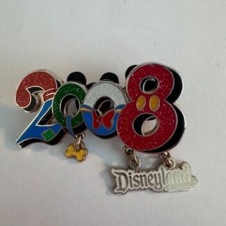 Disney - DLR 2008 Character Numbers Dangle Pin (D5)